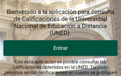 Nova aplicació de consulta de qualificacions UNED